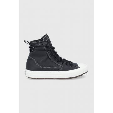 Converse teniși de piele culoarea negru 168863C.BLACK-BLACK Converse teniși de piele culoarea negru 168863C.BLACK-BLACK