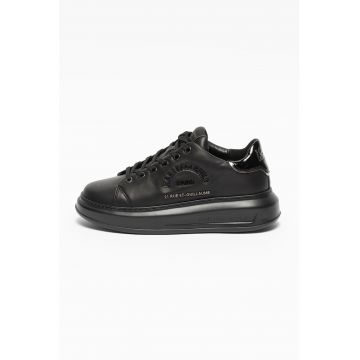 Pantofi sport de piele cu aplicatie logo Kapri