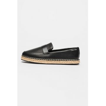 Pantofi loafer din piele cu detaliu logo