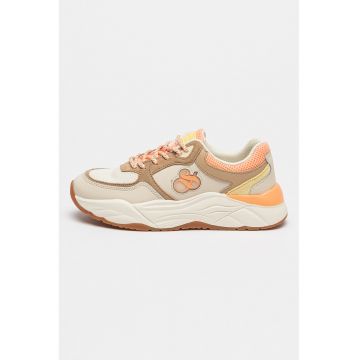 Pantofi sport cu garnituri de piele Celest