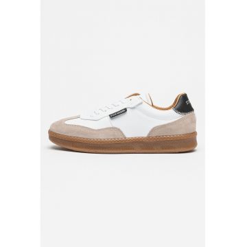 Pantofi sport cu garnituri de piele intoarsa Euphoria