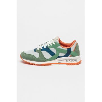 Pantofi sport cu garnituri de piele intoarsa Vivex