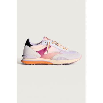 Pantofi sport cu garnituri din piele intoarsa