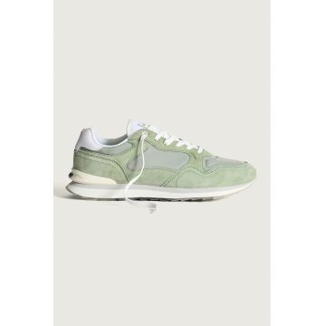 Pantofi sport cu garnituri din piele intoarsa