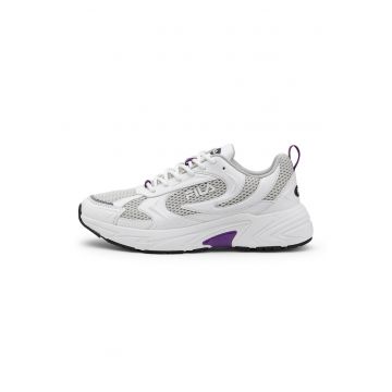 Pantofi sport cu insertii de piele ecologica