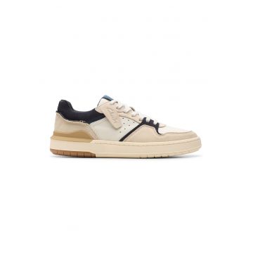 Pantofi sport cu insertii de piele intoarsa Court Lite
