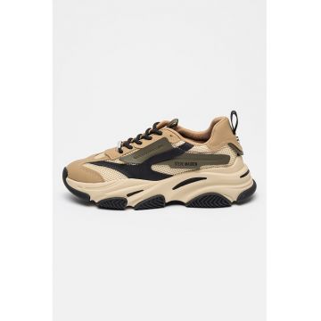 Pantofi sport cu insertii de plasa Possess