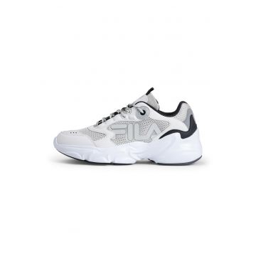Pantofi sport cu insertii din piele ecologica