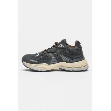 Pantofi sport cu insertii din piele intoarsa