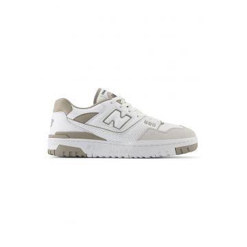 Pantofi sport cu insertii din piele intoarsa 550