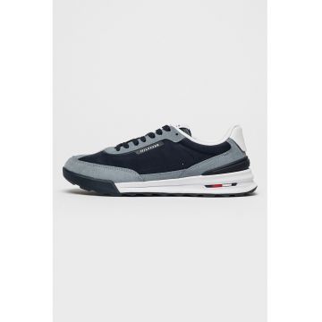 Pantofi sport cu insertii din piele intoarsa Retro Runner