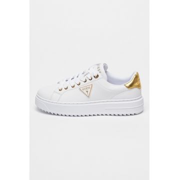 Pantofi sport de piele cu logo