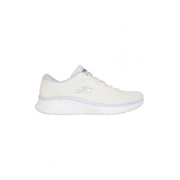 Pantofi sport de piele ecologica cu sireturi