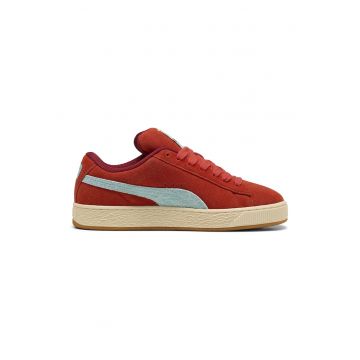 Pantofi sport de piele intoarsa cu logo