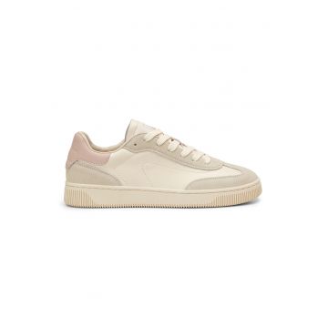 Pantofi sport de piele intoarsa si piele peliculizata