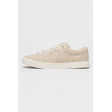 Pantofi sport din in cu logo