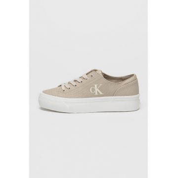Pantofi sport din material textil cu talpa flatform