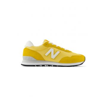 Pantofi sport din material textil si piele intoarsa