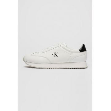 Pantofi sport din piele cu garnituri din piele ecologica