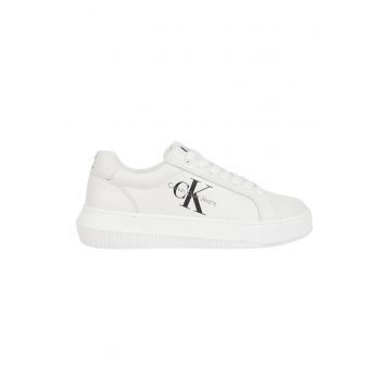 Pantofi sport din piele cu logo