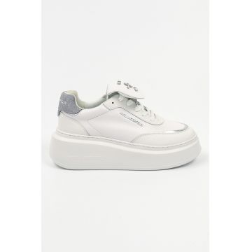 Pantofi sport din piele cu strasuri