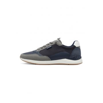 Pantofi sport din piele ecologica si material textil
