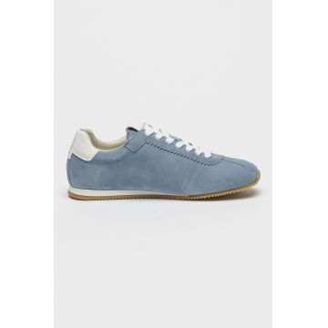 Pantofi sport din piele intoarsa cu detaliu perforat