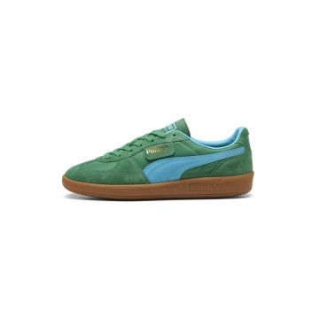 Pantofi sport din piele intoarsa cu garnituri din material textil