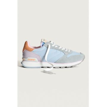 Pantofi sport din piele intoarsa si piele ecologica