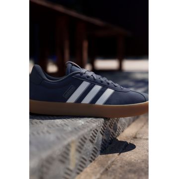 Pantofi sport din piele intoarsa si piele VL Court 3.0