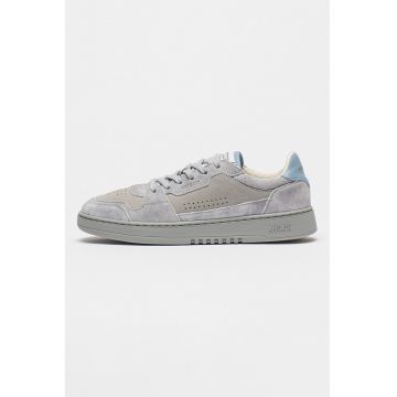 Pantofi sport din piele si piele intoarsa cu logo