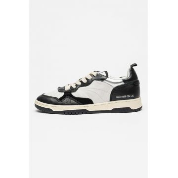 Pantofi sport din piele si piele intoarsa Easton
