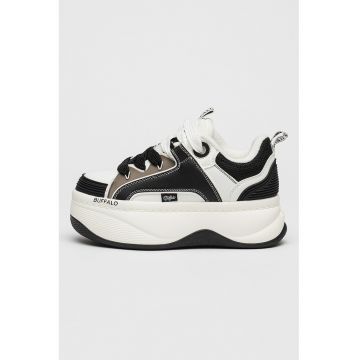 Pantofi sport flatform de piele Orcus
