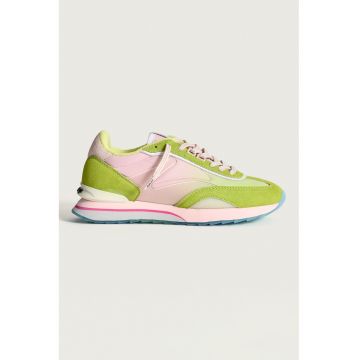 Pantofi sport low-cut cu aspect contrastant