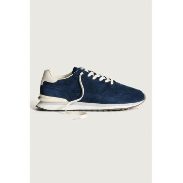 Pantofi sport low-cut din piele intoarsa