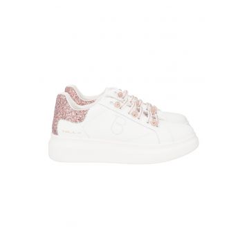 Pantofi sport wedge din piele