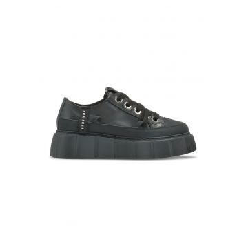 Pantofi de piele flatform