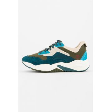 Pantofi sport cu model colorblock Delphivil