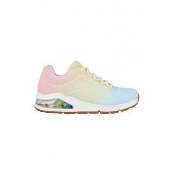 Pantofi sport de piele ecologica Uno 2 Color Waves