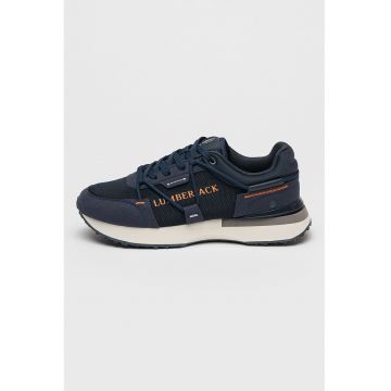 Pantofi sport de plasa cu logo