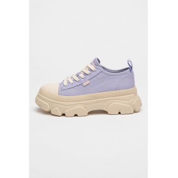 Pantofi sport demi-wedge de panza