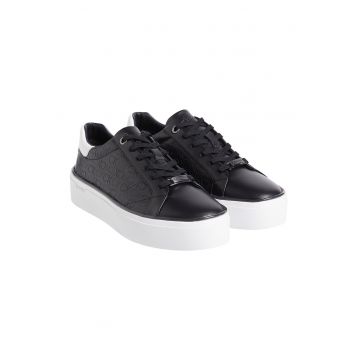 Pantofi sport din piele cu model monograma