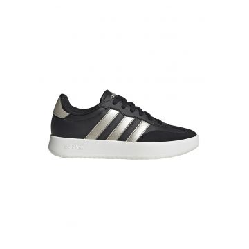 Pantofi sport din piele ecologica cu garnituri din piele intoarsa