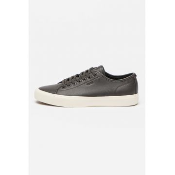 Pantofi sport din piele ecologica cu talpa plata