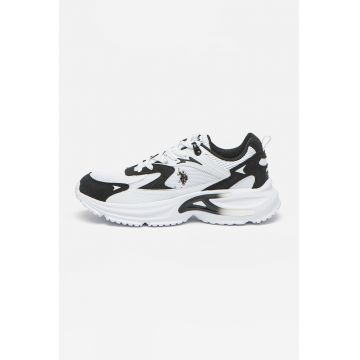Pantofi sport din piele ecologica si