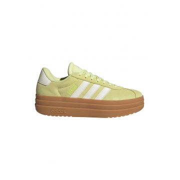 Pantofi sport flatform din piele intoarsa Court Bold