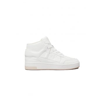 Pantofi sport  pentru Femei - basket cupsole mid mix - YW0YW01649-0LA - Alb