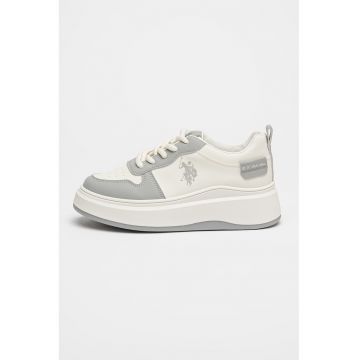 Pantofi sport wedge din piele ecologica Chappy
