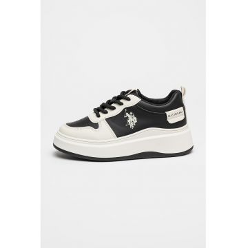 Pantofi sport wedge din piele ecologica Chappy