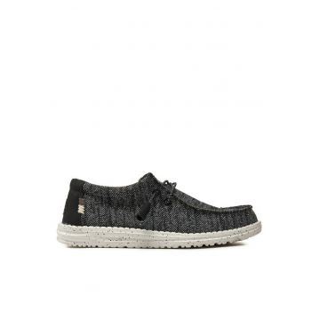 Tenisi barbati - 71622 -  Textil - Negru